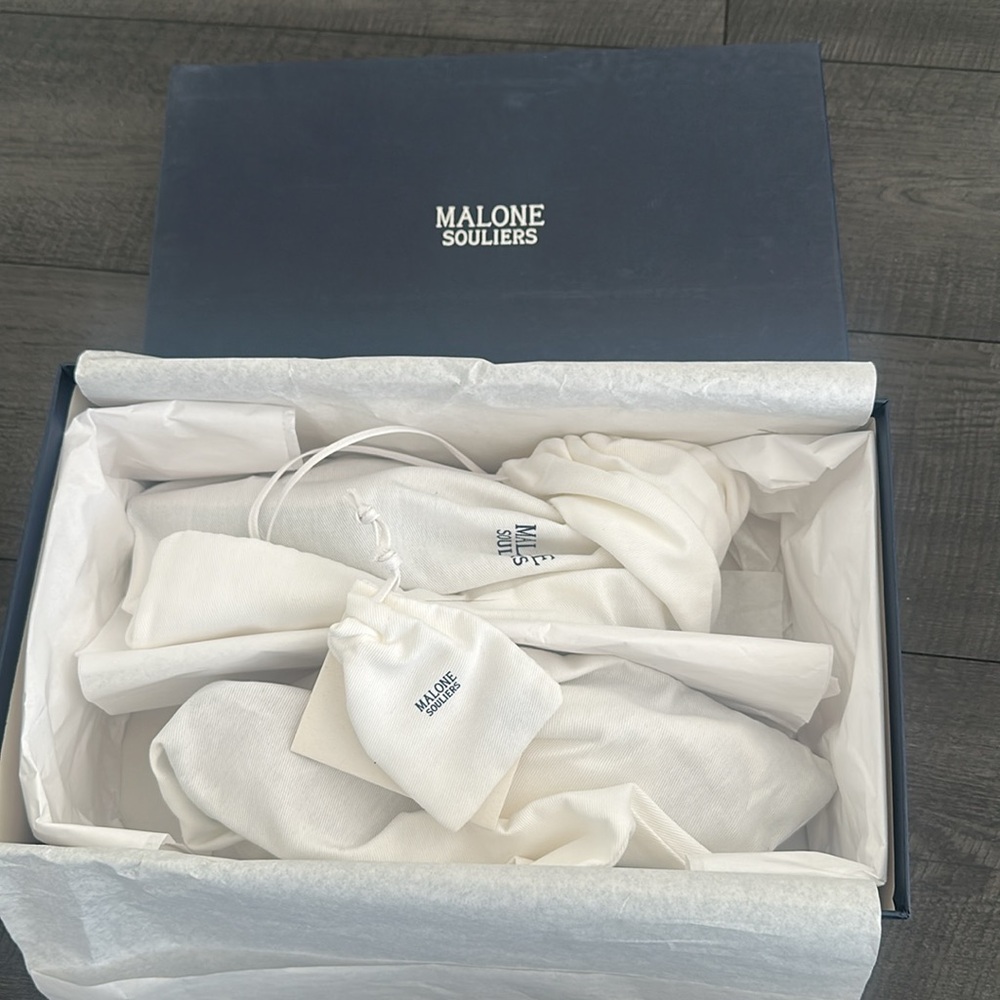 Malone Souliers Mona 70 Satin Mules BRAND NEW/NEVER WORN - Picture 9 of 14